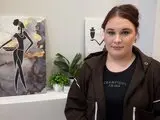 OliviaLancaster recorded nude live
